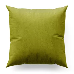 Poszewka szyta SAFARI jasnozielona z miękkiej welwetowej tkaniny z połyskiem
