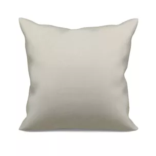 Poszewka szyta ADESSA beżowa z miękkiej tkaniny o welurowej strukturze