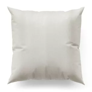 Poszewka szyta platynowa z tkaniny o szenilowej strukturze