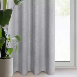 Zasłona LINDA w stylu eko o naturalnym splocie