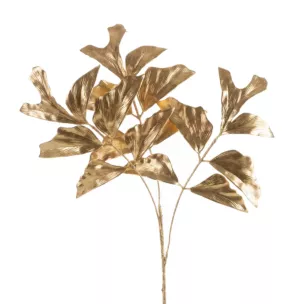 Świąteczna lśniąca gałązka z listeczkami