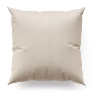 Poszewka szyta naturalna o naturalnym charakterze, z widocznym, ozdobnym splotem