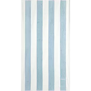 Ręcznik plażowy 90x170 cm niebiesko, biały z kieszonką LAGUN - kolekcja SEA SUMMER