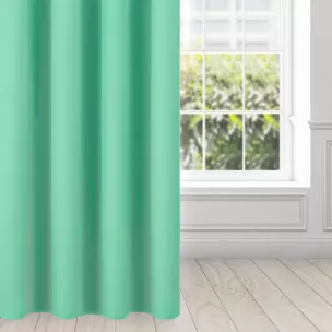 Zasłona miętowa z matowej gładkiej tkaniny 140x250 cm przelotka - RITA