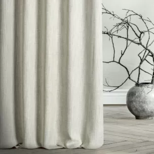 Zasłona szyta na taśmie 5 cm FELICITY naturalna o naturalnym splocie w melanżowych odcieniach