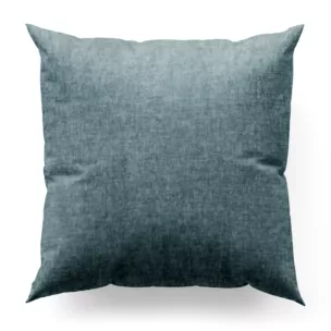 Poszewka szyta BRIANNA turkusowa miękka szenilowa o wyraźnym splocie i lekkim połysku