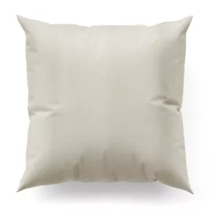 Poszewka szyta beżowa z tkaniny o szenilowej strukturze