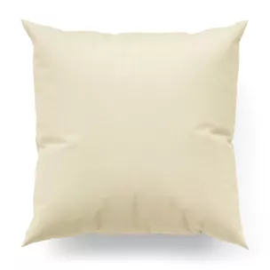 Poszewka szyta kremowa z wodoodpornej tkaniny o welurowej strukturze