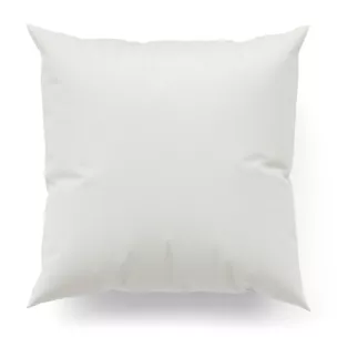 Poszewka szyta biała z szenilowej tkaniny