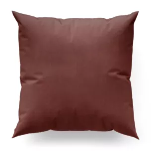 Poszewka szyta ciemnoróżowa z miękkiej tkaniny welwetowej