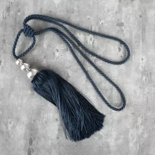 Dekoracyjny sznur do zasłon EMILIA upinacz z ozdobnym chwostem