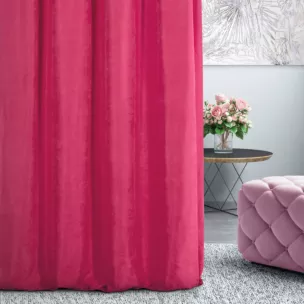 Tkanina zasłonowa ADORE gładka i miękka w dotyku o welurowej strukturze