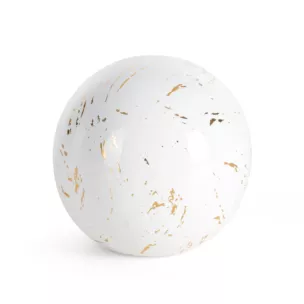 Kula ceramiczna ARIELA 2 zdobiona przecieranym wzorem