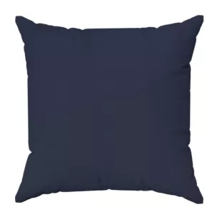 Poszewka szyta DORA - HIT granatowa z miękkiej tkaniny o welurowej strukturze