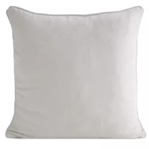 Poszewka na poduszkę 45x45 cm platynowa z szenilowej tkaniny - VANI