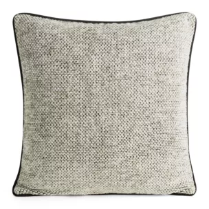 Poszewka na poduszkę 45x45 cm beżowa z plecionej szenilowej nici z efektem melanżu BARI