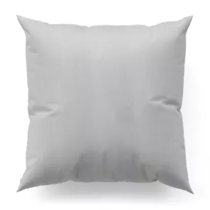 Poszewka szyta SAFARI 1 biała z miękkiej welwetowej tkaniny z połyskiem i poziomym prążkiem