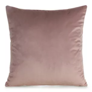 Poszewka na poduszkę 45x45 cm welwetowa, gładka ciemnoróżowa o delikatnym połysku GAJA 1