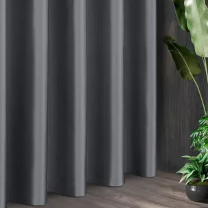 Tkanina zasłonowa lekka satyna z wyraźnym połyskiem