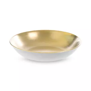 Misa ceramiczna EBRU biało-złota