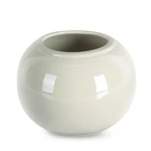 Osłonka ceramiczna na donicę SIMONA z perłowym połyskiem