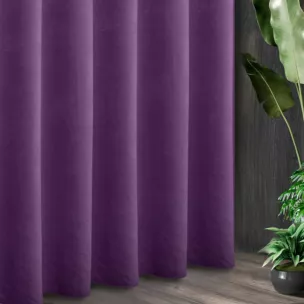 Tkanina zasłonowa ADORE gładka i miękka w dotyku o welurowej strukturze