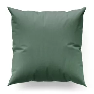 Poszewka szyta miętowa z tkaniny blackout zaciemniającej w 100% o naturalnej strukturze