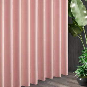 Tkanina zasłonowa ADORE gładka i miękka w dotyku o welurowej strukturze