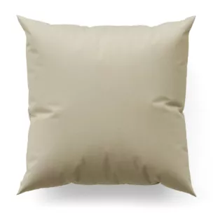 Poszewka szyta beżowa z tkaniny welwetowej zaciemniającej w 100%