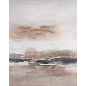 Obraz abstarkcja beżowo, kremowy ręcznie malowany na płótnie 80x100 cm