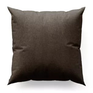 Poszewka na wymiar brązowa ze strukturalnej tkaniny typu blackout, zaciemniająca w 100%