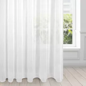 Firana gotowa TIA z gładkiego matowego woalu