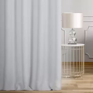 Zasłona szyta na taśmie 5 cm naturalna z tkaniny o naturalnym splocie w stylu eko