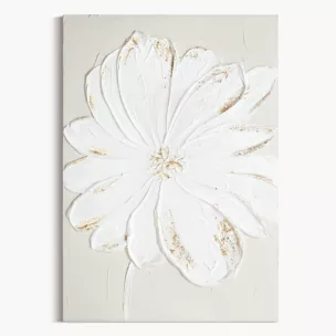 Obraz trójwymiarowy kwiat ręcznie malowany