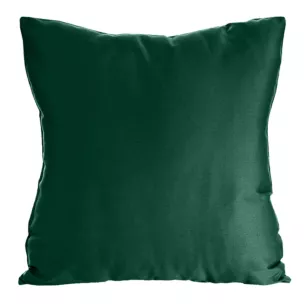 Poszewka na poduszkę 40x40 cm z satyny bawełnianej ciemnozielona NOVA