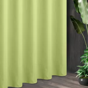 Tkanina zasłonowa z ozdobnym splotem i dodatkiem błyszczącej nici