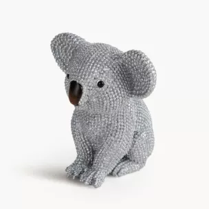 Figurka srebrna Koala o drobnym strukturalnym wzorze ELDO 1