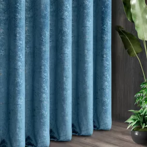 Tkanina zasłonowa miękki welwet z marmurowym złotym nadrukiem