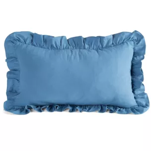 Poszewka na poduszkę 30x50 cm bawełniana z ozdobną falbanką - kolekcja SEA  SUMMER