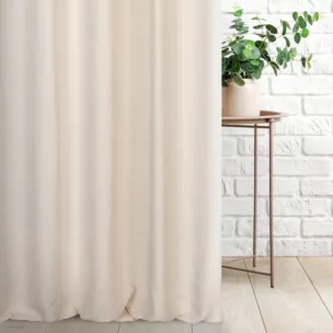 Tkanina zasłonowa, miękka, szenilowa tkanina, przetykana błyszczącą nicią