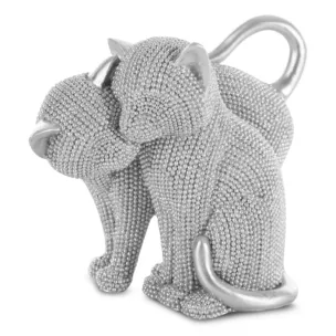 KOT - figurka dekoracyjna ELDO o drobnym strukturalnym wzorze