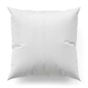 Poszewka szyta DORA - HIT biała z miękkiej tkaniny o welurowej strukturze