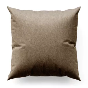 Poszewka na wymiar brązowa z tkaniny o melanżowej strukturze