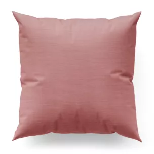 Poszewka na wymiar wrzosowa z miękkiej tkaniny o naturalnym splocie w stylu ekologicznym