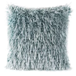 Poszewka na poduszkę 40x40 cm kolor turkusowy z puszystej tkaniny KORAL