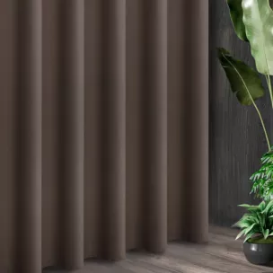 Tkanina zasłonowa ADORE gładka i miękka w dotyku o welurowej strukturze