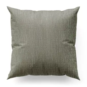 Poszewka szyta miętowa z tkaniny melanżowej przetykanej błyszczącą nicią