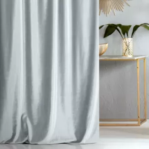 Tkanina zasłonowa gładka, miękka, welwetowa, z wyraźnym połyskiem z kolekcji Eva Minge