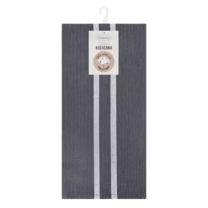 Ściereczka kuchenna 50x70 cm bawełniana kolor stalowy 200 g/m2 OLIVIA