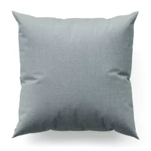 Poszewka szyta błękitno srebrna z tkaniny w drobny wzór przetykany nicia metaliczną Italissima Eva Minge